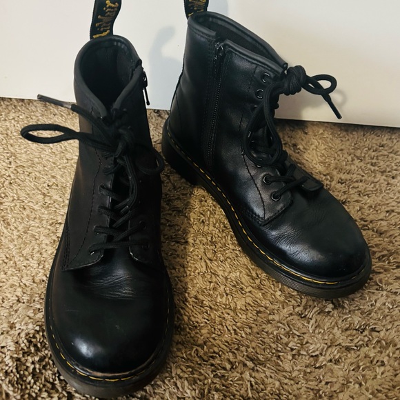Dr. Martens Other - Dr Martin Kids Black Leather Lace-Up Boots